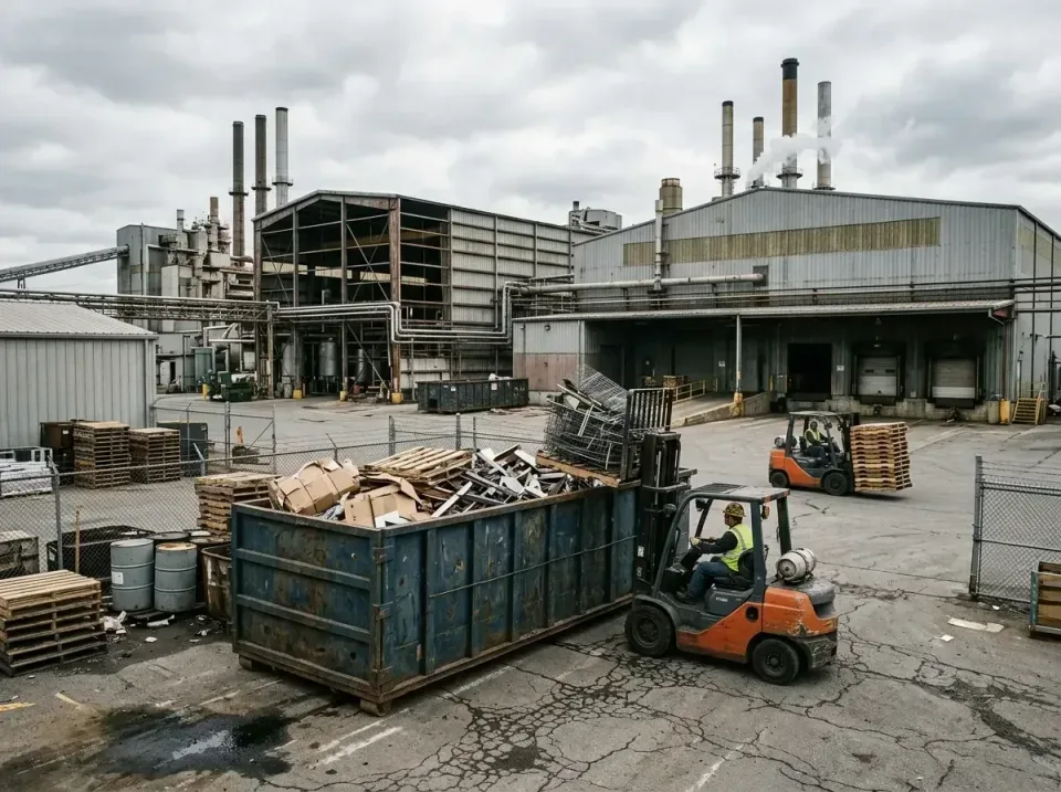 industrial-factory-scrap-conta-003 — frequently asked questions, Cheap Roll-off Dumpster Rentals in Russellville, AR